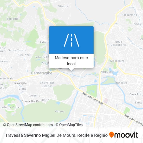 Travessa Severino Miguel De Moura mapa