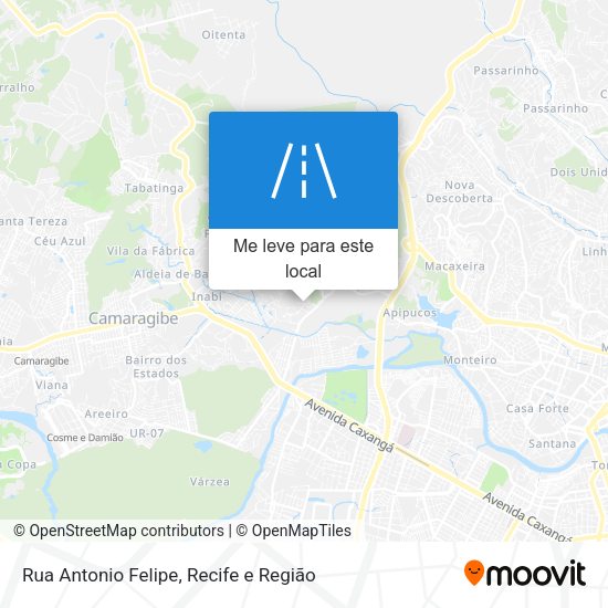 Rua Antonio Felipe mapa