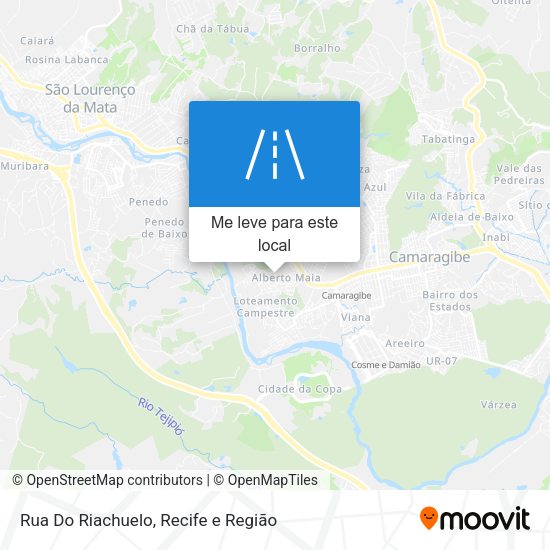 Rua Do Riachuelo mapa