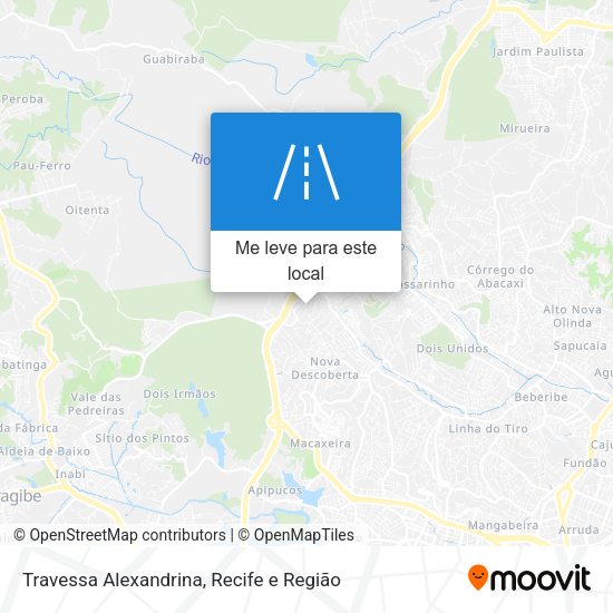 Travessa Alexandrina mapa