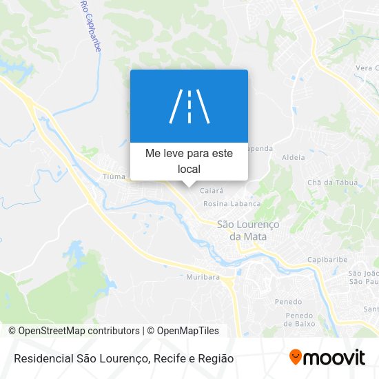 Residencial São Lourenço mapa