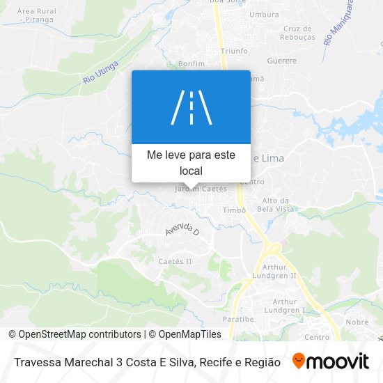 Travessa Marechal 3 Costa E Silva mapa