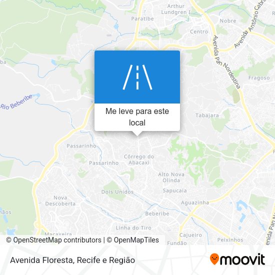 Avenida Floresta mapa