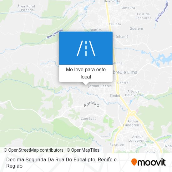 Decima Segunda Da Rua Do Eucalipto mapa
