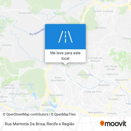 Rua Memoria Da Brisa mapa
