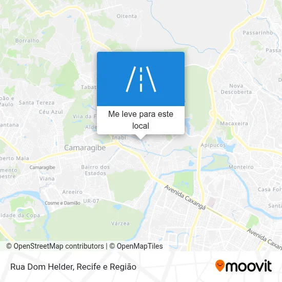 Rua Dom Helder mapa