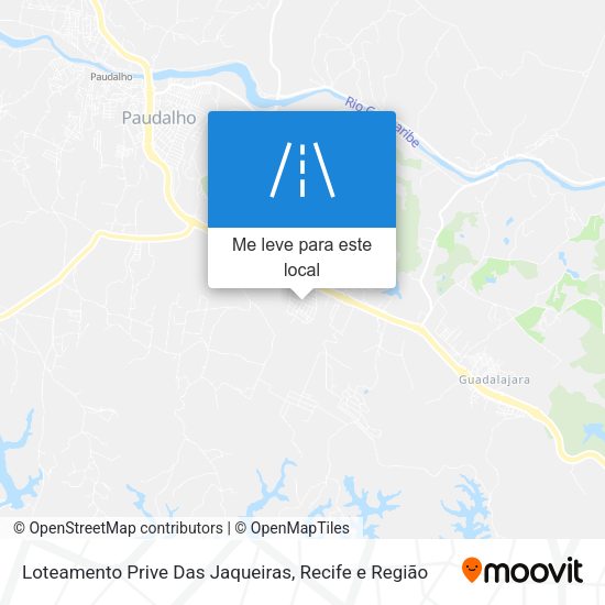 Loteamento Prive Das Jaqueiras mapa