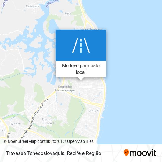 Travessa Tchecoslovaquia mapa