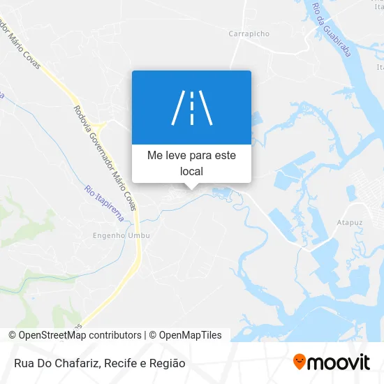 Rua Do Chafariz mapa