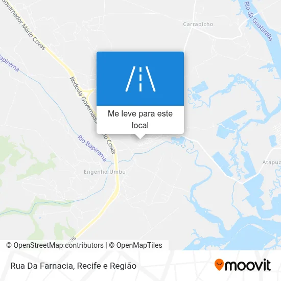 Rua Da Farnacia mapa