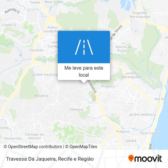 Travessa Da Jaqueira mapa