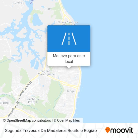 Segunda Travessa Da Madalena mapa