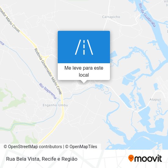 Rua Bela Vista mapa