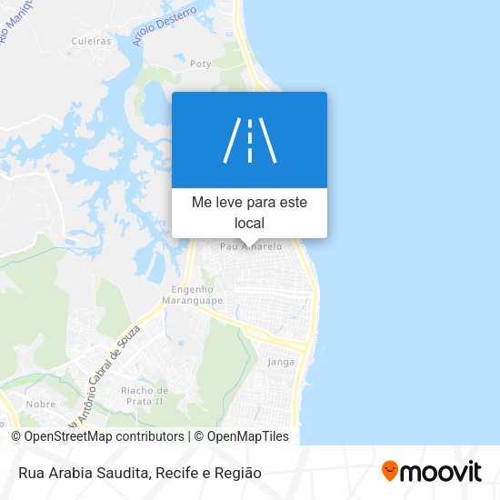 Rua Arabia Saudita mapa