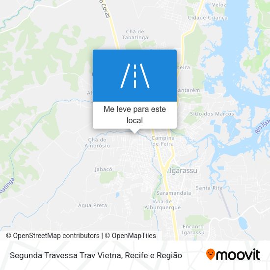 Segunda Travessa Trav Vietna mapa