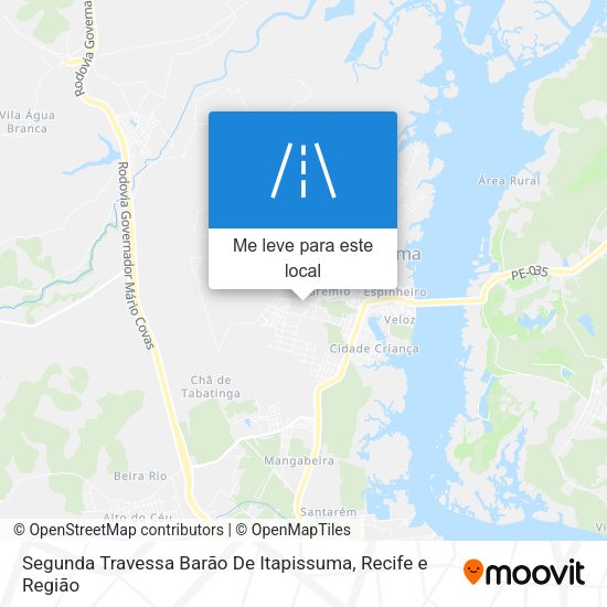 Segunda Travessa Barão De Itapissuma mapa