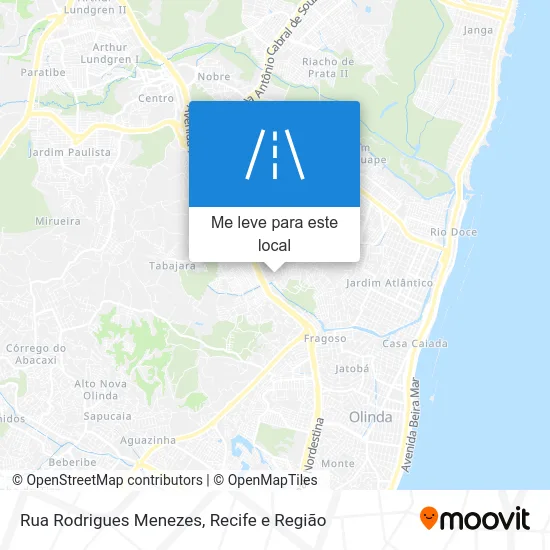 Rua Rodrigues Menezes mapa