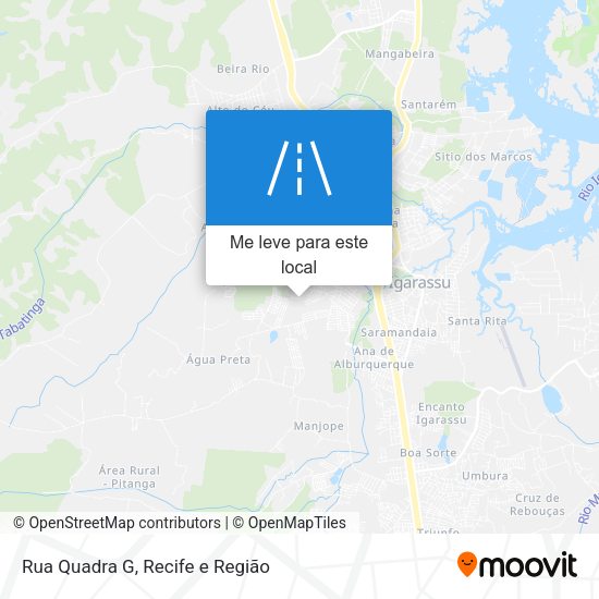 Rua Quadra G mapa