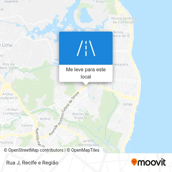 Rua J mapa