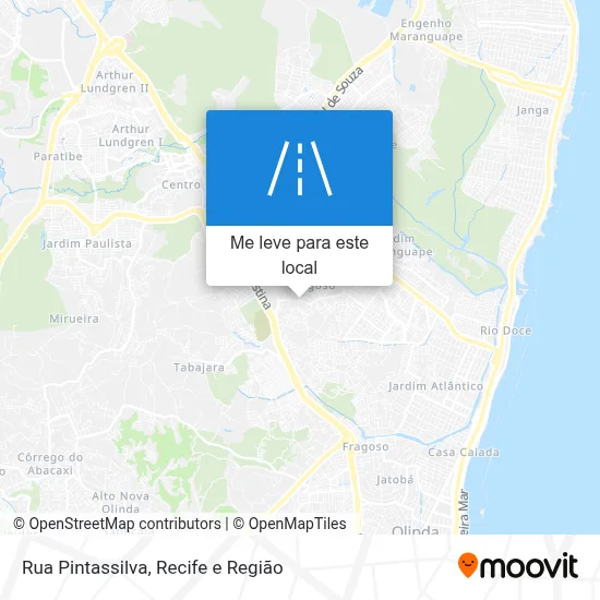 Rua Pintassilva mapa