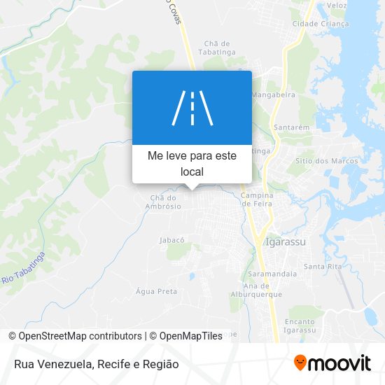 Rua Venezuela mapa