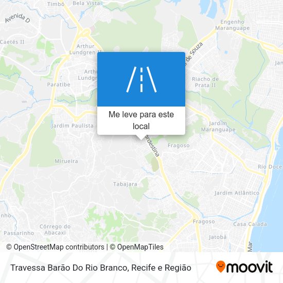 Travessa Barão Do Rio Branco mapa