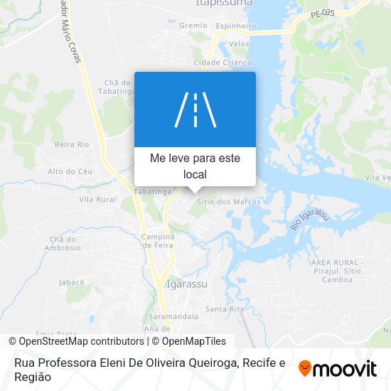Rua Professora Eleni De Oliveira Queiroga mapa