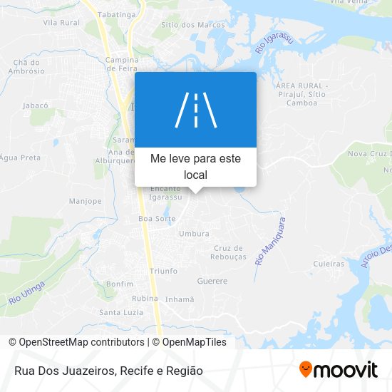 Rua Dos Juazeiros mapa