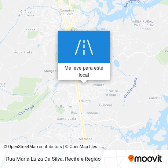 Rua Maria Luiza Da Silva mapa