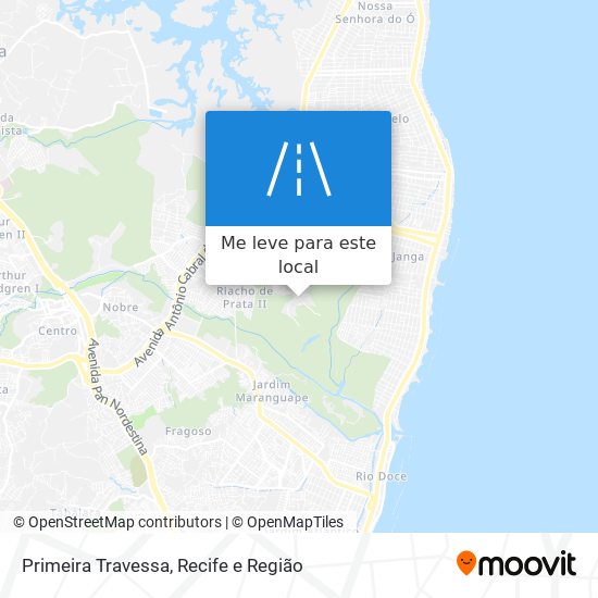 Primeira Travessa mapa