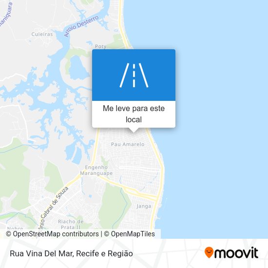 Rua Vina Del Mar mapa