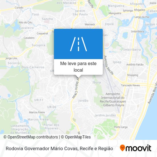 Rodovia Governador Mário Covas mapa