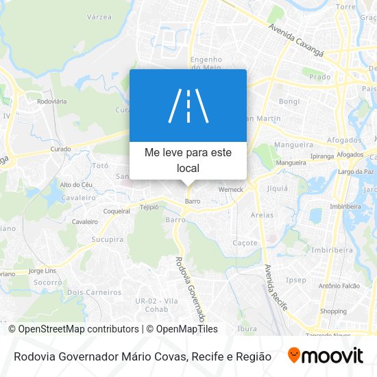 Rodovia Governador Mário Covas mapa
