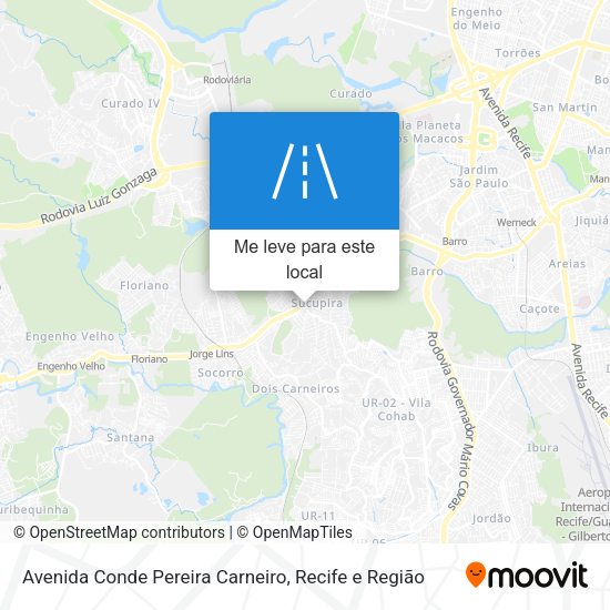 Avenida Conde Pereira Carneiro mapa