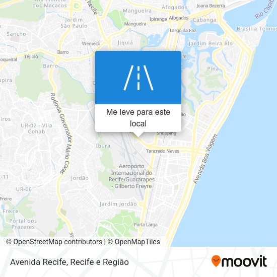 Avenida Recife mapa