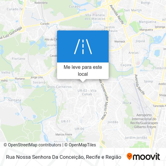 Rua Nossa Senhora Da Conceição mapa