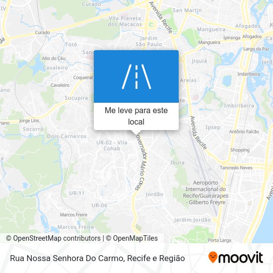 Rua Nossa Senhora Do Carmo mapa