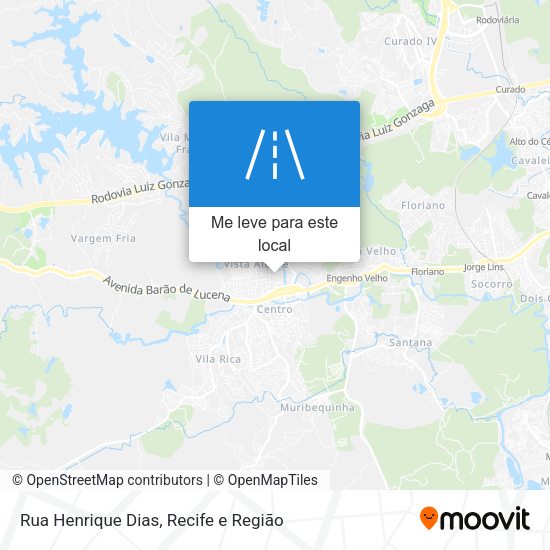 Rua Henrique Dias mapa