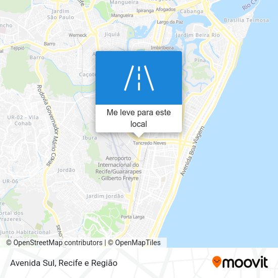Avenida Sul mapa