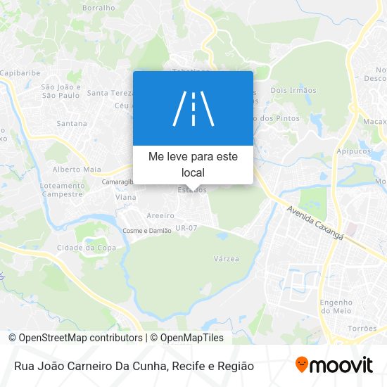 Rua João Carneiro Da Cunha mapa