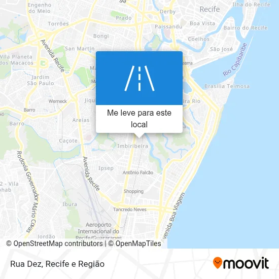 Rua Dez mapa