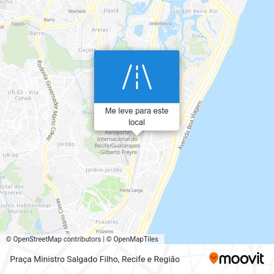 Praça Ministro Salgado Filho mapa