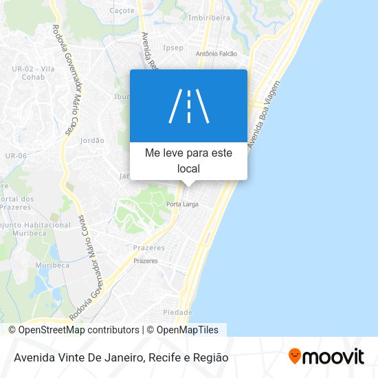 Avenida Vinte De Janeiro mapa