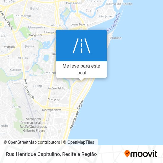 Rua Henrique Capitulino mapa