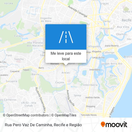 Rua Pero Vaz De Caminha mapa