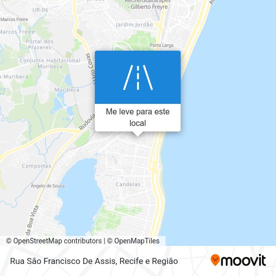 Rua São Francisco De Assis mapa