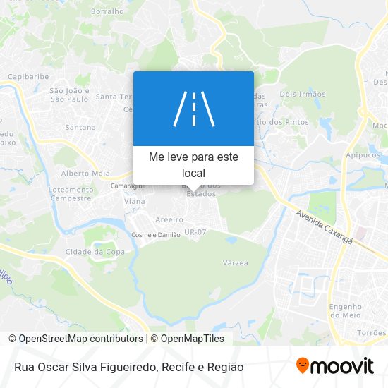 Rua Oscar Silva Figueiredo mapa