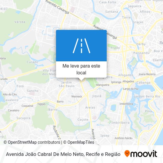 Avenida João Cabral De Melo Neto mapa
