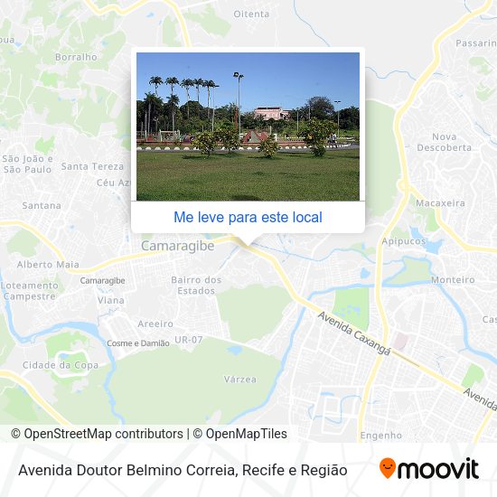 Avenida Doutor Belmino Correia mapa