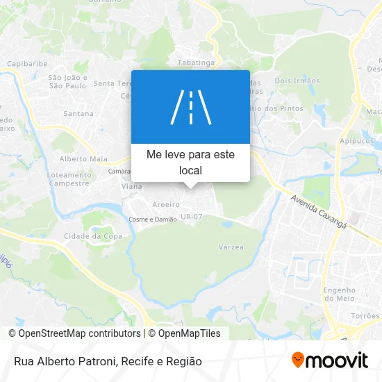 Rua Alberto Patroni mapa